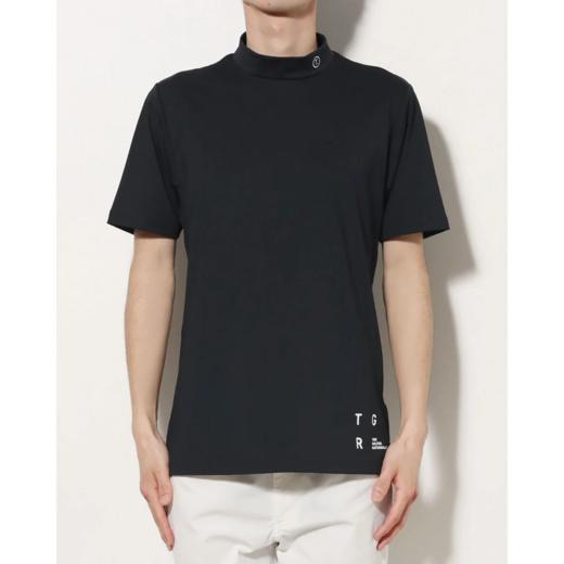 TIGORA  男士高尔夫 吸水速干 光滑面料小高领短袖T恤 商品图9