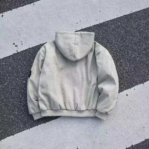 F013015新款“一件过冬”1500g仿水貂毛大理石座山雕连帽棉服 商品图9