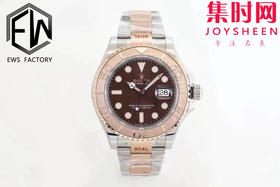 EWS劳力士游艇名仕型40mm系列 间金游艇 咖啡面 3135机 男士腕表 表径40mm