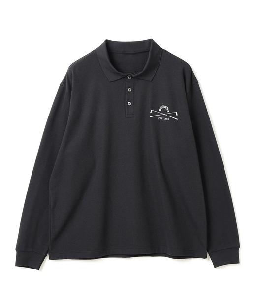BEAMS GOLF 男款  JONES联名款 秋冬抓绒弹力长袖上衣华夫格Polo衫 商品图13