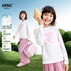 女童圆领长袖针织衫春季新款安奈儿童装EG611606 商品缩略图0