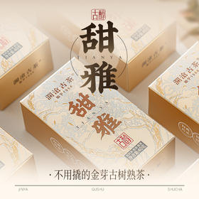 澜沧古茶2024年古醇·甜雅名山古树熟茶散茶40g