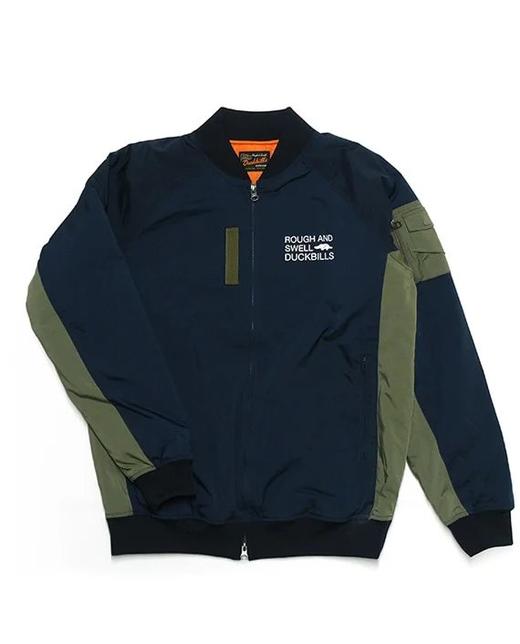 Rough & Swell 高尔夫男款 秋冬新款 防水弹力抗静电 保暖百搭运动休闲拼接机能夹克 商品图10