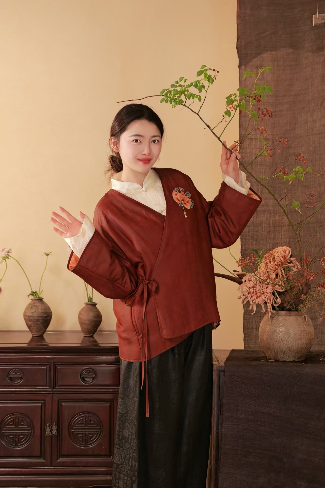 漫物记系带棉上衣xys-310