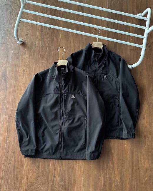 F013011户外运动登山徒步保暖透气立领软壳衣拉链外套 商品图0