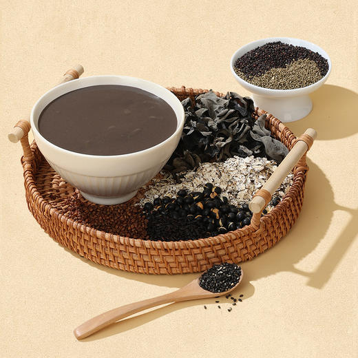 【商城专属】燕之坊有机黑八宝黑藜麦黑芝麻营养谷物餐450g 商品图4