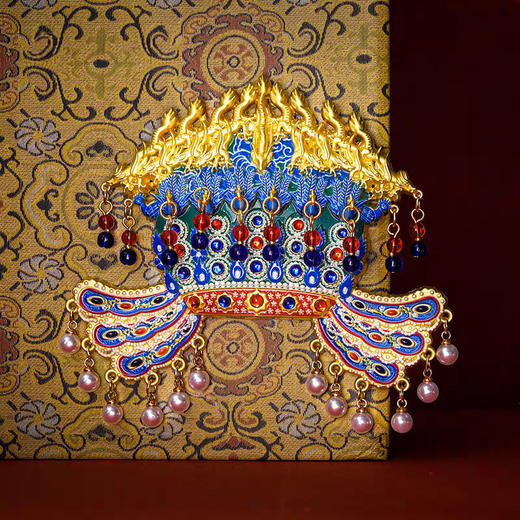 【停发2.24恢复发货】【博物馆平替同款】凤冠冰箱贴金属AR孝端皇后九龙九凤 商品图2