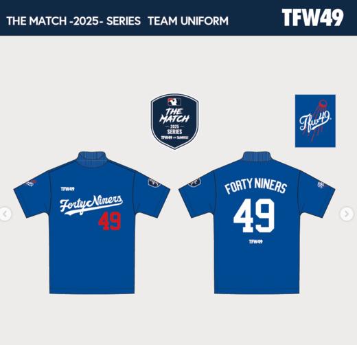 TFW49&Sanrise(中西直人）对抗赛的队服 高尔夫男士小高领短袖 商品图9