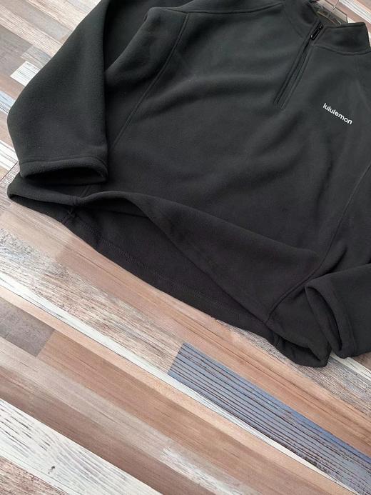 F013023摇粒绒拉链半开领男士休闲上衣薄款抓绒衣 商品图13