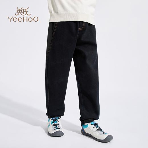 【英氏】【加绒】【110-160】男童加绒保暖牛仔裤 商品图6