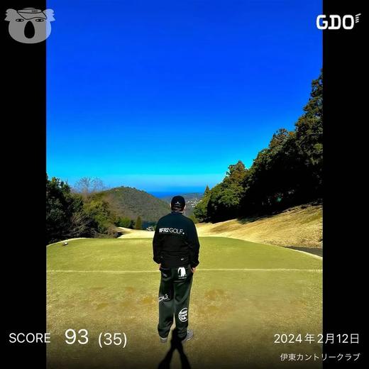 日系潮牌#FR2 GOLF高尔夫男士 冬季弹力百搭保暖运动长裤 商品图3