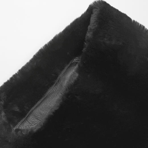 ROMI STUDIO进口西班牙美利奴皮毛一体连帽皮草套脖RWDSPT1909 商品图4