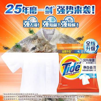 汰渍 洗衣粉 净白去渍218g*20袋 清洁去污 小袋宿舍家用整箱出售 /家庭清洁/纸品 /衣物清洁 /洗衣粉 商品图3