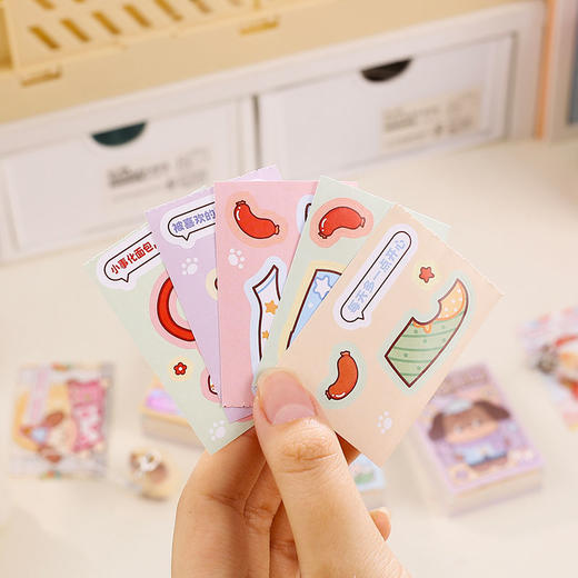 腊肠狗萌粒豆豆本套装贴纸本-纪念日百货门店同款169601872 商品图3