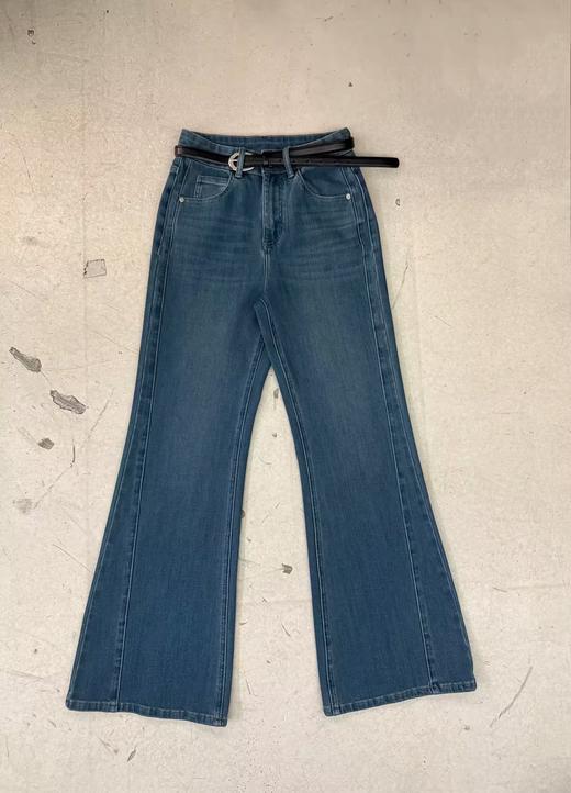 【门店同款】ENJOY春季侧压线紧身喇叭裤 169148959 商品图3