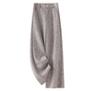 【甄选面料❗️舒适耐穿】灰色毛呢休闲阔腿裤女2025秋冬款新款窄版宽松显瘦百搭糯米直筒裤。jc 商品缩略图2