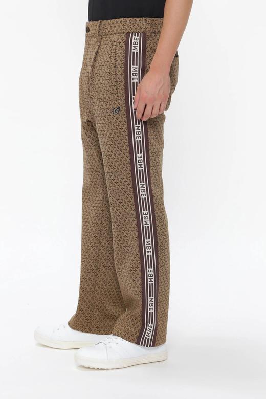 Master Bunny 高尔夫男士 春秋 印花侧边徽标带长裤 宽松垂感直筒裤 商品图2