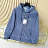 加绒加厚重工刺绣拉链连帽情侣休闲卫衣 商品缩略图4