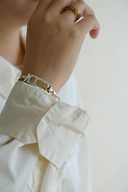 Atelier d'antan 银质古董勺形手镯(Crepe Spoon Bangle B122) 商品图6