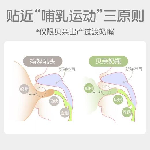 贝亲-练习吸吮奶嘴低体重儿一只装 商品图4