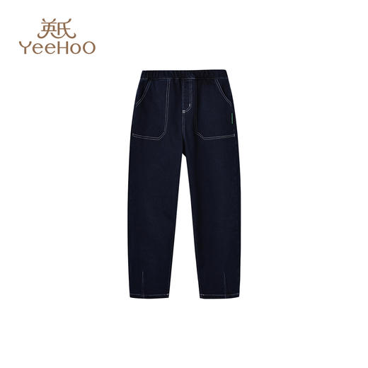 【英氏】【加绒】【110-175】男童牛仔裤儿童保暖裤子 商品图6