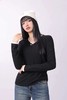 3BAZ095404#V领撞色T 商品缩略图0