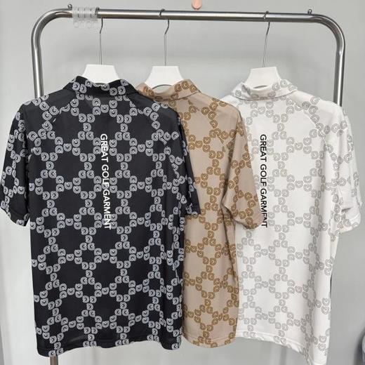 GGG高尔夫 男女同款 GGG印花短袖Polo衫 吸水速干防紫外线 商品图1