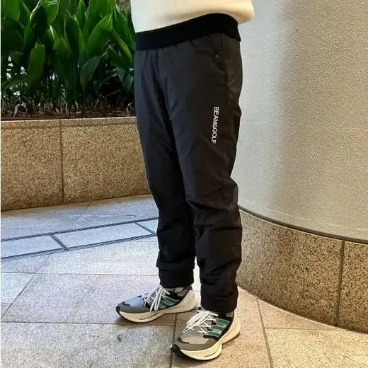 BEAMS GOLF男士橙标 秋冬款 罗纹收口棉长裤 防水透气弹力保暖裤 商品图4