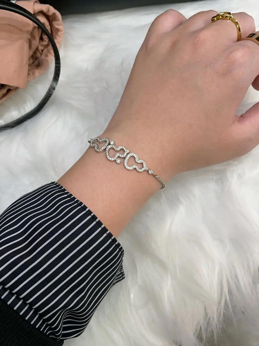 麒麟 葫芦 满钻 18k金 手链 商品图2