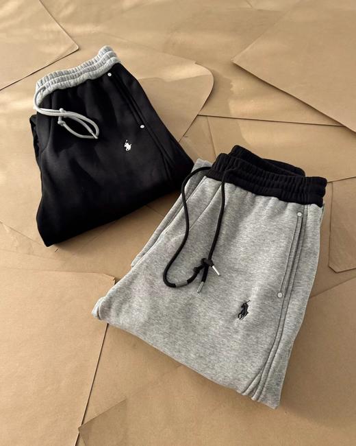 F013020冬季新款纯棉廓形宽松弯刀休闲卫裤 商品图3