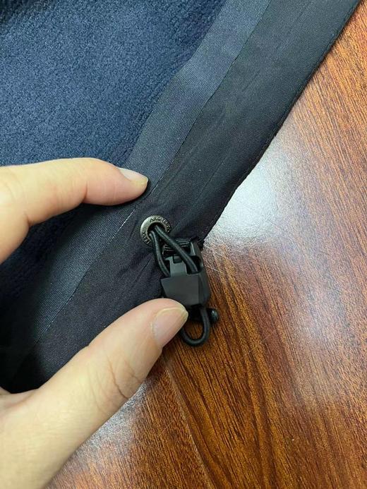 F013006户外刺绣logo半领拉链户外运动立领防风刺绣加绒软壳外套 商品图12