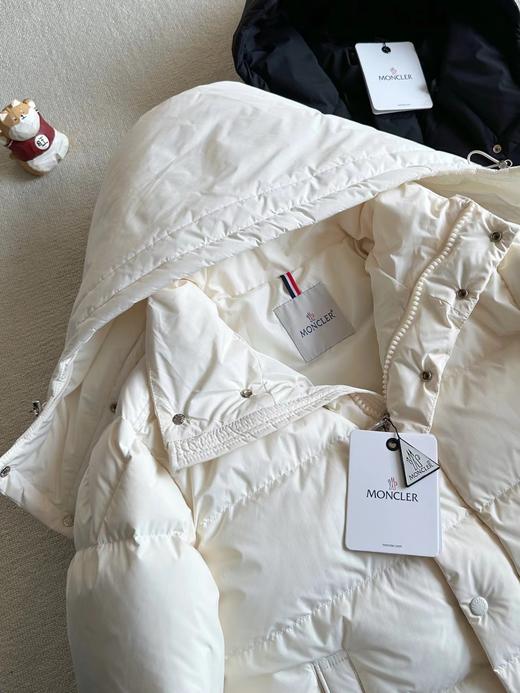 F013021纯色徽标宽松短款长袖舒适透气羽绒服男女同款 商品图4