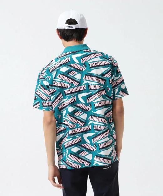 Jack Bunny 男士高尔夫 字母糖果图案透气速干polo领短袖 宽松轻盈 商品图11