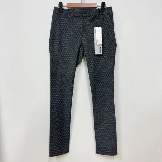 Ulticore系列 高尔夫男士 黑蓝两色抗皱几何纹弹力修身运动长裤 商品图7