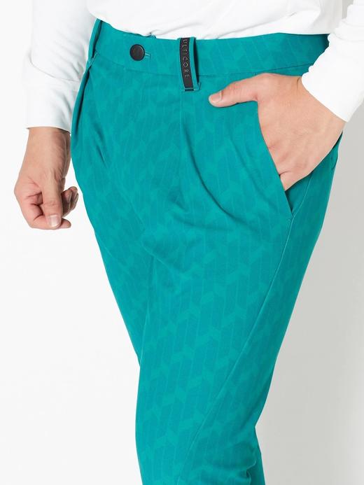 Ulticore系列 男士高尔夫 3D图案 条纹弹力褶皱裤 长裤 商品图0