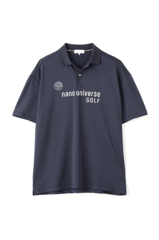 nano universe GOLF 男士 经典Polo衫短袖T恤 夏季宽松 翻领 简约字母印花 商品图1