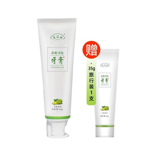 孝菇林清新洁白牙膏| 纯素洗护、泡沫绵密不辣口、温和清洁牙齿清新口气 商品图4