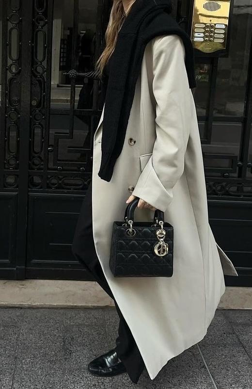 D家戴妃lady纯手工小胎牛皮手提单肩斜挎包 商品图9