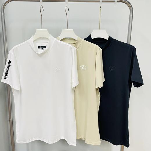 LEXUS x Admiral 高尔夫男士 夏季立领短袖T恤 吸水速干 运动舒适短袖 商品图0