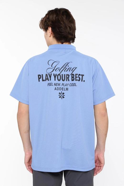 PING 高尔夫男士 春夏 翻领透气字母短袖Polo衫 网状网眼透气T恤 商品图14