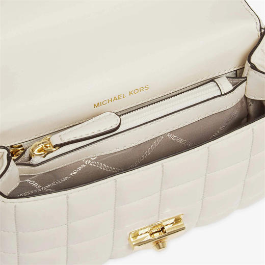 196163879376 迈克高仕MICHAEL KORS Soho 时尚百搭小号皮质链条单肩包【	21x8x14CM】 商品图3