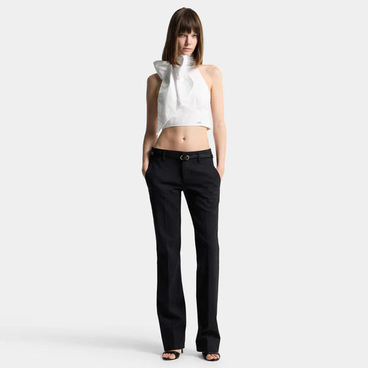 DSQUARED2 女士蝴蝶结上衣 白色 S75NC1133 S36275 100 商品图5