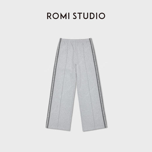 ROMI STUDIO“校园套装"重磅纯棉立体中线休闲长裤+卫衣RWCWXG7432 商品图2