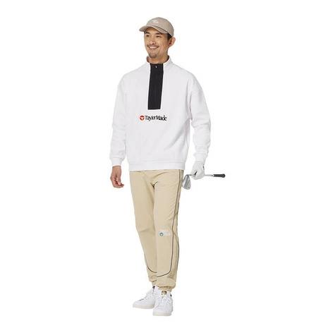 Taylormade 男女同款秋冬 经典字母LOGO刺绣立领半拉链长袖卫衣 商品图1