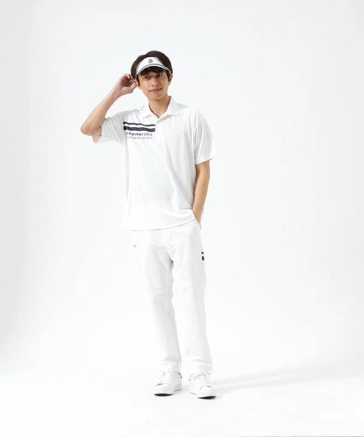 Jack Bunny 高尔夫男士 线条logo印花速干透气polo领短袖衬衫 商品图6