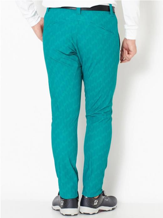 Ulticore系列 男士高尔夫 3D图案 条纹弹力褶皱裤 长裤 商品图2