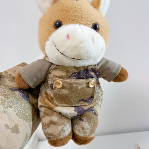 【幸运守护马毛绒公仔摆件】马年毛绒公仔摆件背带裤穿搭玩偶XY 商品图3