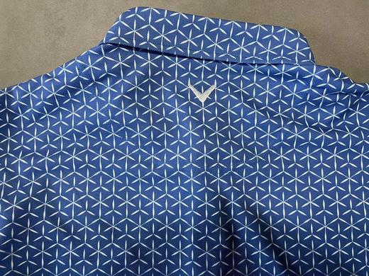 Callaway 高尔夫男士 几何印花刺绣标polo衫短袖UPF15 透气速干 商品图5