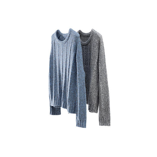 绽放070朵/100绵羊毛衫设计感花纱圆领含领巾套头毛针织衫女毛衣 商品图4