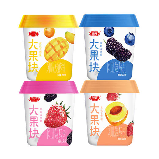 【快递到家-低温】大果块风味酪乳四种口味组合装260g*4 商品图5